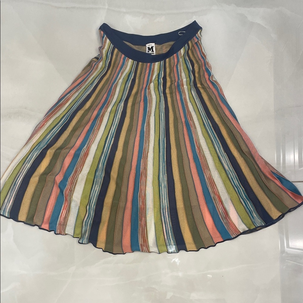 Missoni Vibrant Striped A-Line Skirt